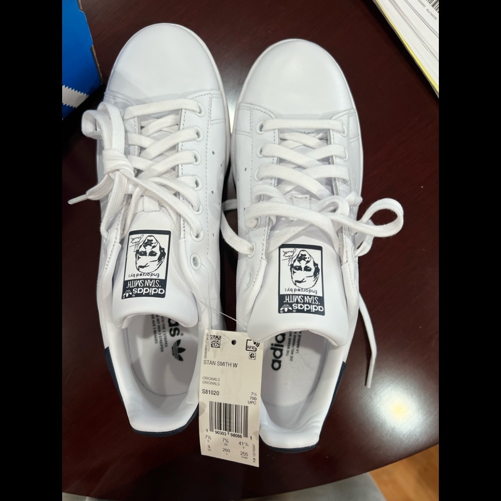 White adidas women shoes